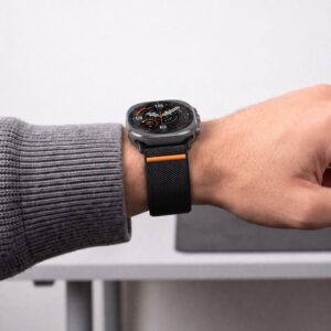 TECH-PROTECT NYLON CLASP SAMSUNG GALAXY WATCH ULTRA 1 / 2 2024-2026 (47 MM) JUODAS - Image 6