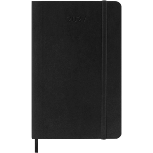 Kalendermärkmik Moleskine 2027 9x14cm, nädal, pehmed kaaned, must - Image 2