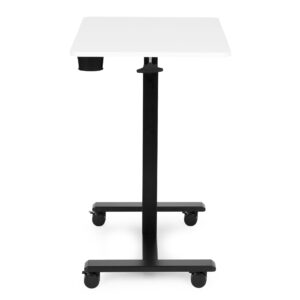 Mobilus reguliuojamas stalas 70x48 cm nešiojamojo kompiuterio staliukas, aukščio reguliavimas 71,5–112 cm ModernHome - Image 7
