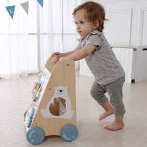 Medinis lavinamasis stumdukas su judančiais elementais, ECOTOYS - Image 7