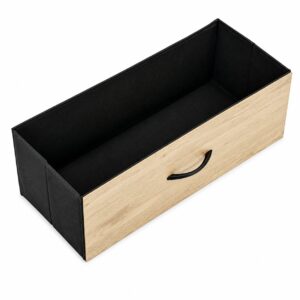 Spintelė su 3 medžiaginiais stalčiais 60 cm lentynų blokas tekstilinis organizatorius loft ModernHome - Image 7