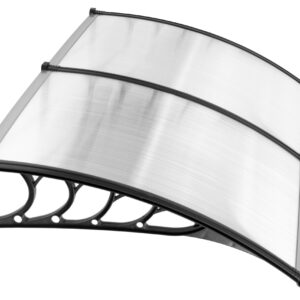 Dvigubų durų stogelis 200x100 cm polikarbonatinė stogo danga MultiGarden - Image 7