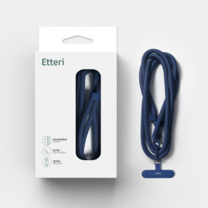 Etteri universalus kaklo dirželis telefonams, tamsiai mėlynas - Image 10