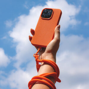 Etteri universalus kaklo dirželis telefonams, oranžinis - Image 9