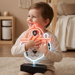 Neoninis LED šviestuvas su stovu Paw Patrol – Marshall OW-120646 - Image 13