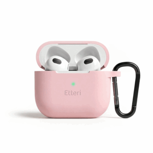 Etteri silikoninis dėklas AirPods 3 šviesiai rožinis