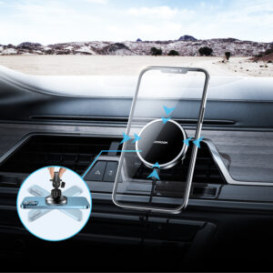 Joyroom Car Magnetic Holder Qi Wireless Inductive Charger 15W (MagSafe Compatible for iPhone) Black (JR-ZS240) - Image 6
