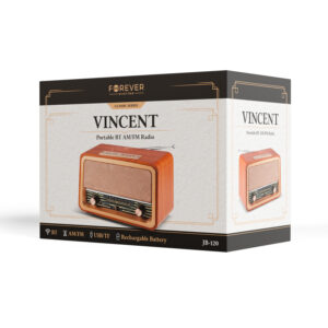 Forever Electro AM/FM radijas VINCENT JB-120 BT USB 1200mAh - Image 3