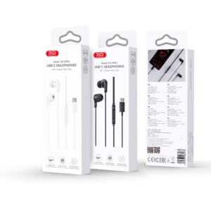 XO laidinės ausinės EP84 USB-C juodos - Image 4