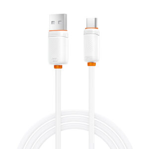 XO kabelis NB302 USB - USB-C 1,0m 3A baltas
