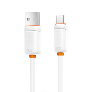 XO kabelis NB302 USB - USB-C 1,0m 3A baltas - Image 2