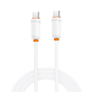 XO kabelis NB-Q298 PD USB-C - USB-C 1,0m 240W baltas