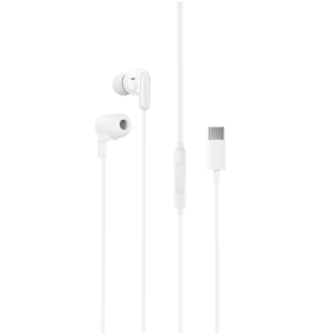 XO laidinės ausinės EP84 USB-C baltos