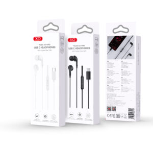 XO laidinės ausinės EP82 USB-C juodos - Image 4