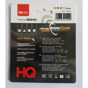 Imro atminties kortelė 16GB microSDHC cl. 6 - Image 2