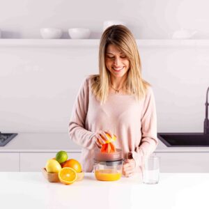 Taurus CITRUS COMPACT Rankinė sulčiaspaudė 30 W Juoda, Oranžinė, Permatomas - Image 3