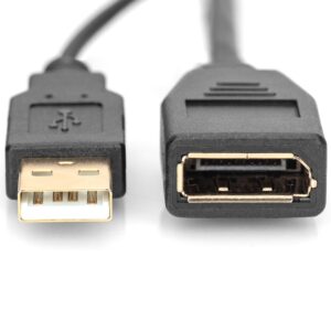Digitus AK-330101-002-S vaizdo kabelio adapteris 0,2 m HDMI A tipo (standartinis) HDMI + USB Juoda - Image 3