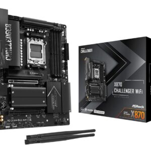 Mainboard|ASROCK|AMD X870|Socket AM5|ATX|RAM DDR5-SDRAM|4xSlots|Wi-Fi Yes|Bluetooth Yes|1xNumber of M.2 (M) slots|X870CHALLENGERWIFI