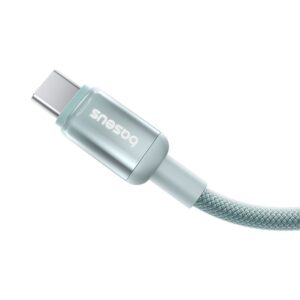 Baseus laidas Discolor USB - USB-C 100W 1m mėlynas-žalias - Image 3
