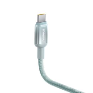 Baseus laidas Discolor USB - USB-C 100W 1m mėlynas-žalias - Image 4