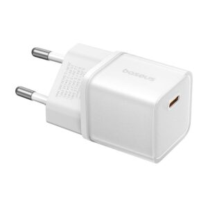 Baseus sieninis įkroviklis GaN5 Mini PD 30W 1x USB-C mėnulio baltumo - Image 4