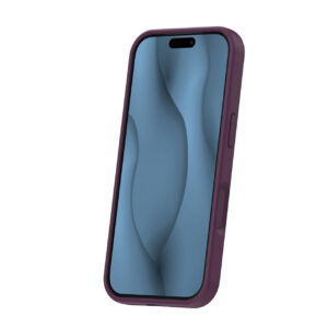 Plonas silikoninis Mag dėklas, skirtas Apple iPhone 17 Pro Max 6,9" / Apple iPhone 18 Pro Max 6,9", tamsios vyšninės spalvos - Image 3