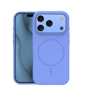 Plonas silikoninis Mag dėklas, skirtas Apple iPhone 17 Pro 6,3" / Apple iPhone 18 Pro 6,3" dangaus mėlynumo spalvos