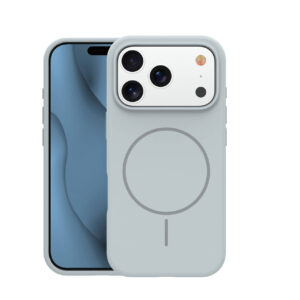 Plonas silikoninis Mag dėklas, skirtas Apple iPhone 17 Pro 6,3" / Apple iPhone 18 Pro 6,3" sidabrinis