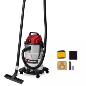 Einhell TC-VC 3055 S 30 L Cilindrinis dulkių siurblys Sausas ir drėgnas 950 W Dulkių maišas