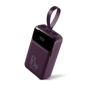 Forever išorinė baterija Vibe-TB65 PD QC 65W 20000 mAh tamsiai vyšninė
