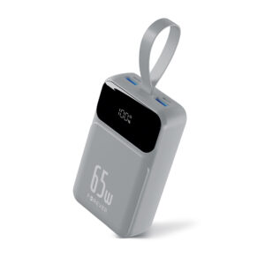 Forever išorinė baterija Vibe-TB65 PD QC 65W 20000 mAh sidabrinė