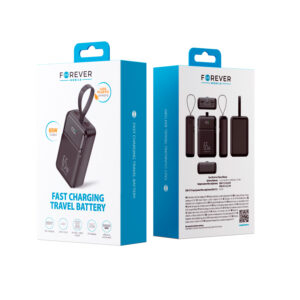 Forever išorinė baterija TB-400 PD QC 65W 20000 mAh juoda - Image 4