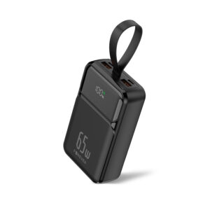 Forever išorinė baterija TB-400 PD QC 65W 20000 mAh juoda
