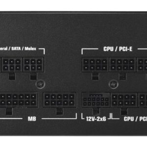ASUS TUF Gaming 1000W Gold EVO maitinimo blokas 20+4 pin ATX ATX Juoda - Image 3