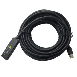 Techly ICUR30100G USB kabelis USB 3.2 Gen 1 (3.1 Gen 1) 10 m USB A Juoda - Image 3