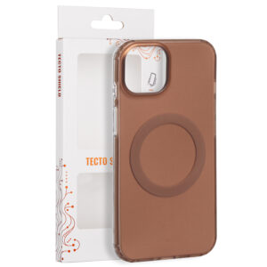 Tecto Shield Mistiq Mag dėklas, skirtas Apple iPhone 13 / 14 6,1" rudas