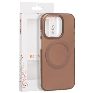 Tecto Shield Mistiq Mag dėklas, skirtas Apple iPhone 15 Pro 6,1" rudas