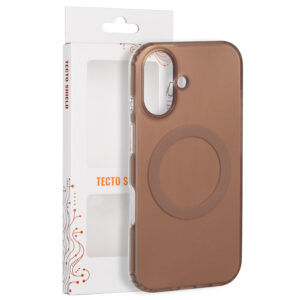 Tecto Shield Mistiq Mag dėklas Apple iPhone 16 6,1" rudas