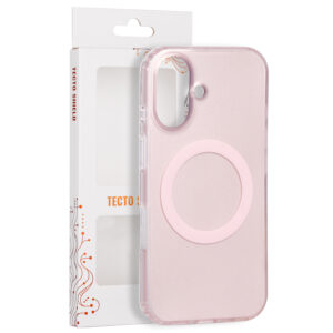Tecto Shield Mistiq Mag dėklas, skirtas Apple iPhone 16 6,1" rožinis