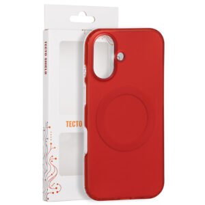 Tecto Shield Mistiq Mag dėklas, skirtas Apple iPhone 16 6,1" raudonas