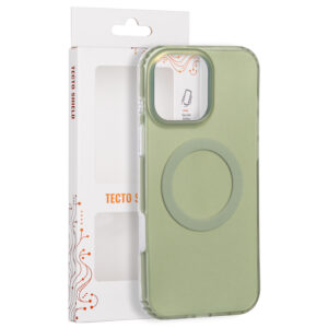 Tecto Shield Mistiq Mag dėklas, skirtas Apple iPhone 16 Pro Max 6,9" alyvuogių spalvos