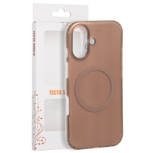 Tecto Shield Mistiq Mag dėklas, skirtas Apple iPhone 17 6,3" rudas