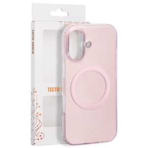 Tecto Shield Mistiq Mag dėklas Apple iPhone 17 6,3" rožinis