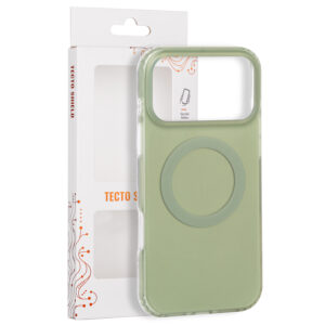 Tecto Shield Mistiq Mag dėklas, skirtas Apple iPhone 17 Pro Max 6,9" / 18 Pro Max 6,9" alyvuogių spalvos