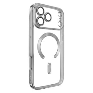 Color Chrome Mag dėklas, skirtas Apple iPhone 17 Pro 6,3" / 18 Pro 6,3" sidabrinis - Image 3