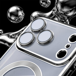 Color Chrome Mag dėklas, skirtas Apple iPhone 17 Pro 6,3" / 18 Pro 6,3" sidabrinis - Image 5