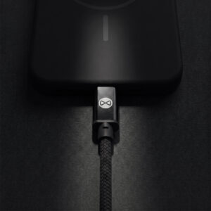 Forever Vibe laidas USB-C - USB-C 1,0 m 60W tamsiai pilkas - Image 7