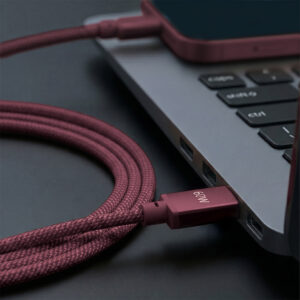 Forever Vibe laidas USB-C - USB-C 1,0 m 60W bordo spalvos - Image 6