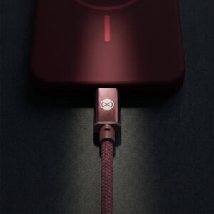 Forever Vibe laidas USB-C - USB-C 1,0 m 60W bordo spalvos - Image 7