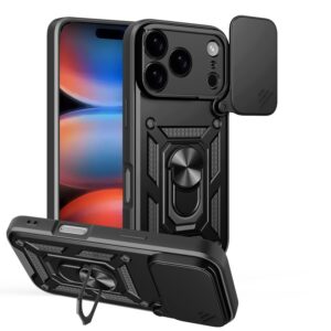 Defender Slide dėklas, skirtas iPhone 17 Pro 6,3" / 18 Pro 6,3" juodas